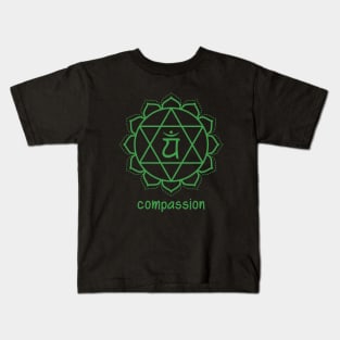 Chakra Coeur - Compassion Kids T-Shirt